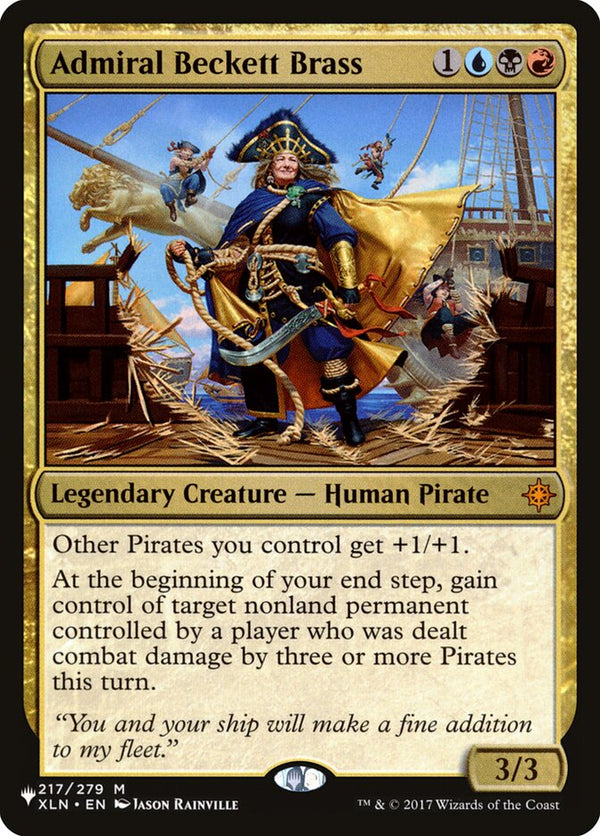 Admiral Beckett Brass - Magic: The Gathering