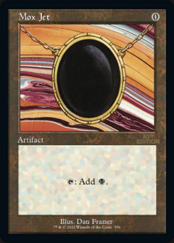 Mox Jet (Retro Frame) - Magic: The Gathering