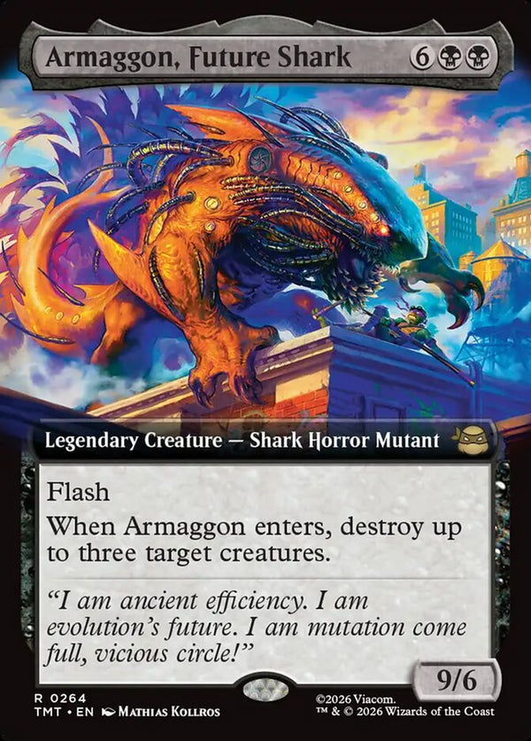 Armaggon, Future Shark (Extended Art) - Magic: The Gathering
