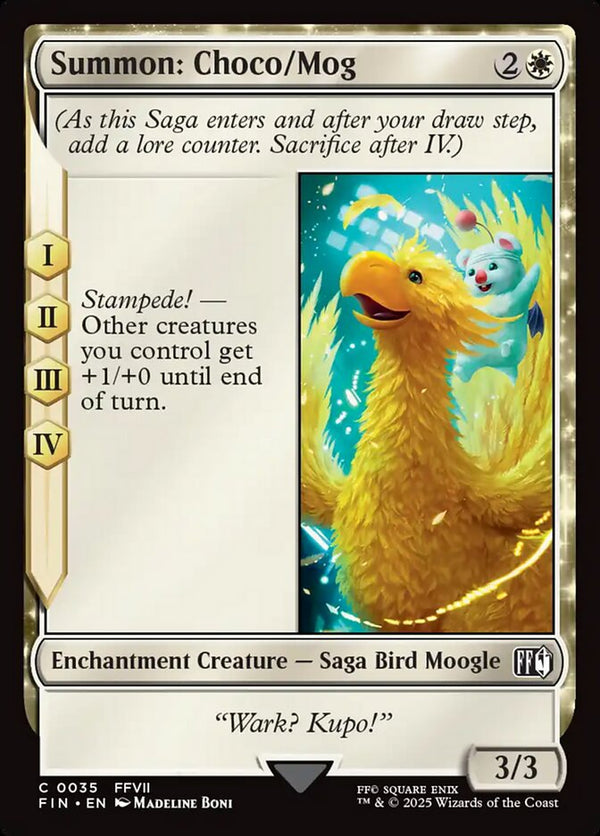 Summon: Choco/Mog (FIN 35) - Magic: The Gathering