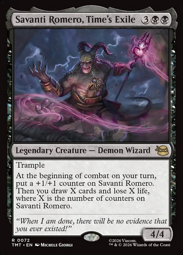 Savanti Romero, Time's Exile - Magic: The Gathering