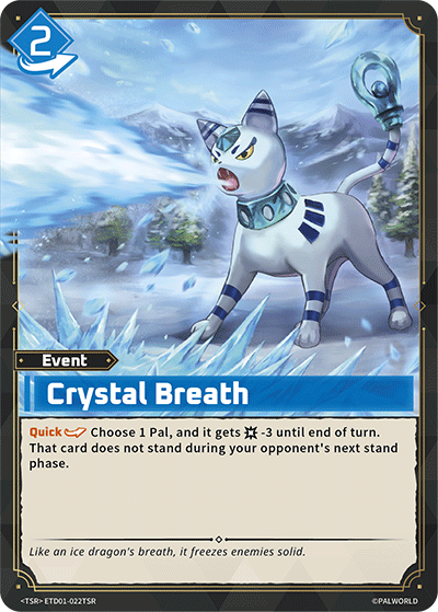 Crystal Breath (TSR) (ETD01-022TSR) - Palworld