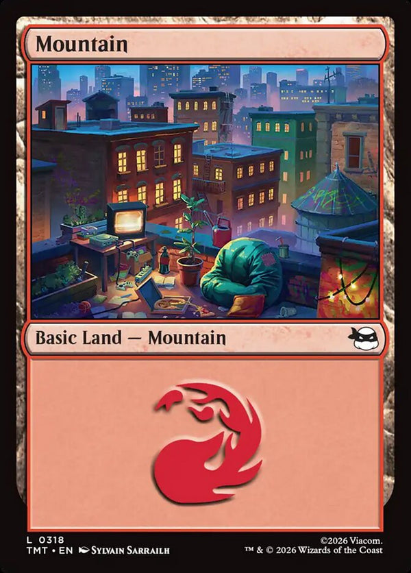 Mountain (0318) - Magic: The Gathering