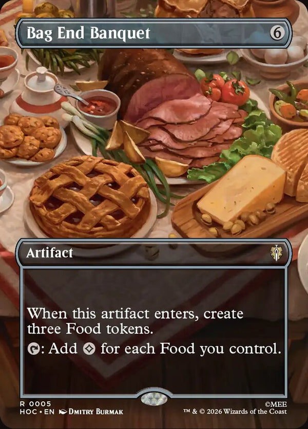 Bag End Banquet (Borderless) - Magic: The Gathering