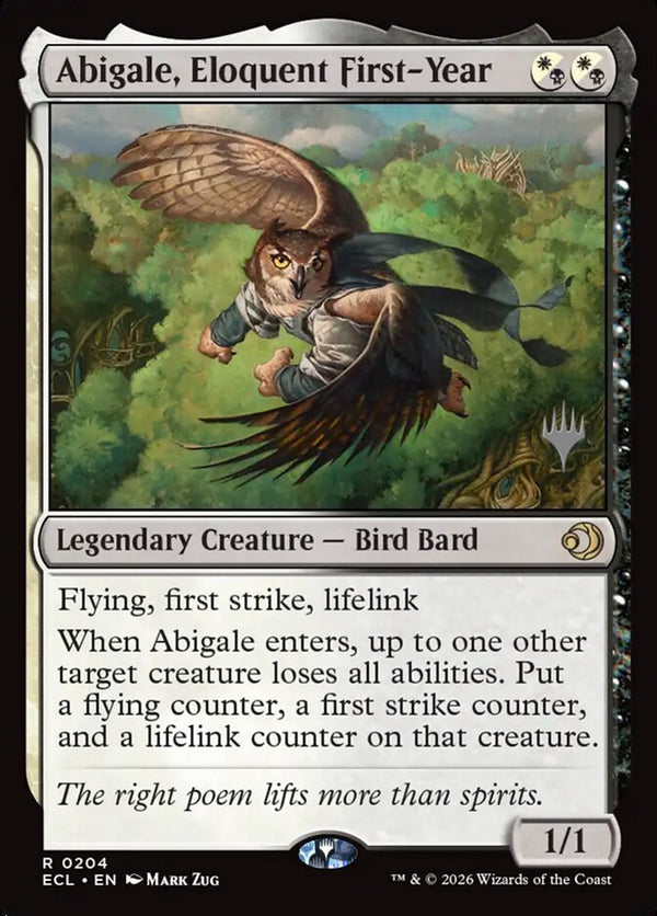 Abigale, Eloquent First-Year - Magic: The Gathering