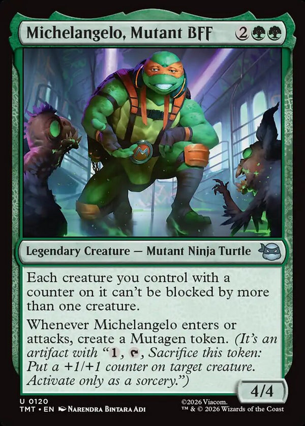 Michelangelo, Mutant BFF - Magic: The Gathering
