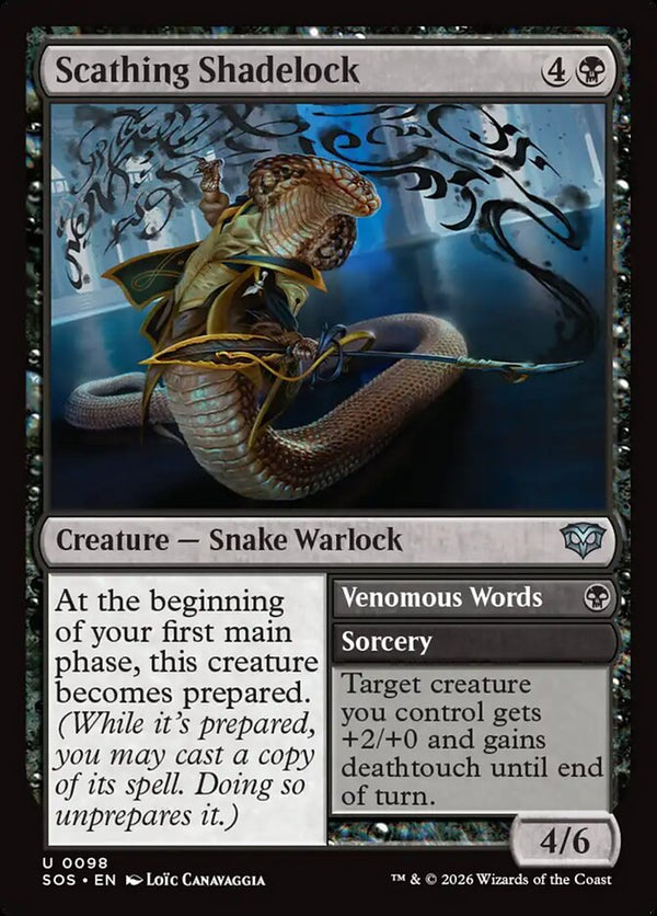 Scathing Shadelock - Magic: The Gathering