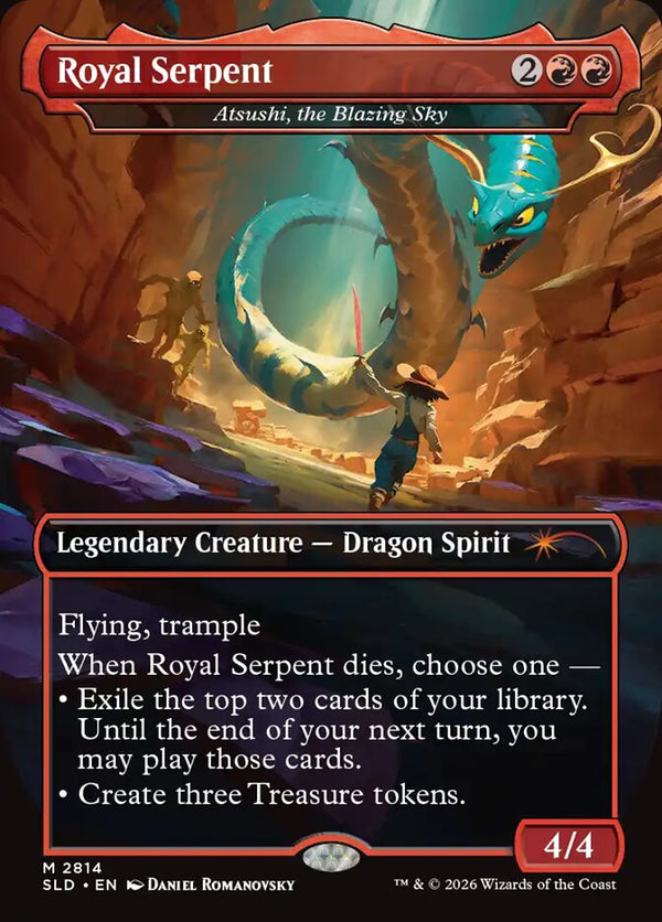 Royal Serpent - Atsushi, the Blazing Sky - Magic: The Gathering