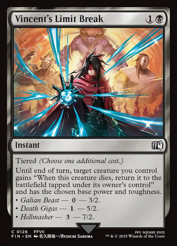 Vincent's Limit Break (FIN 126) - Magic: The Gathering