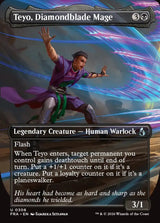 Teyo, Diamondblade Mage (Borderless) (FRA 306) - Magic: The Gathering