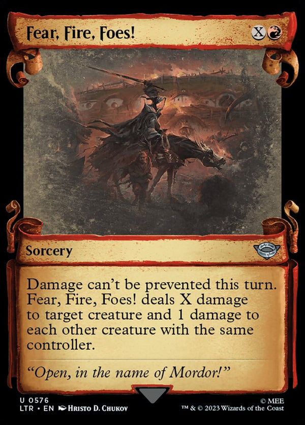 Fear, Fire, Foes! (Showcase Scrolls) - Magic: The Gathering