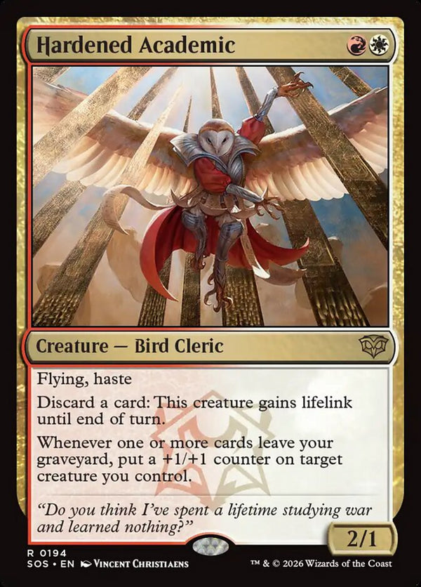 Hardened Academic (SOS 194) - Magic: The Gathering