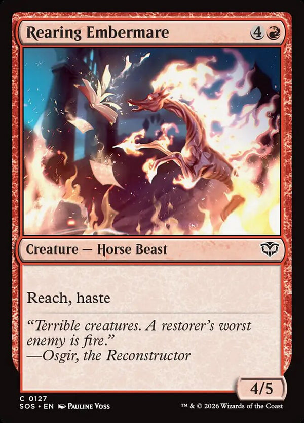 Rearing Embermare - Magic: The Gathering