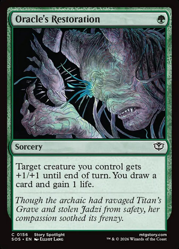 Oracle's Restoration (SOS 156) - Magic: The Gathering