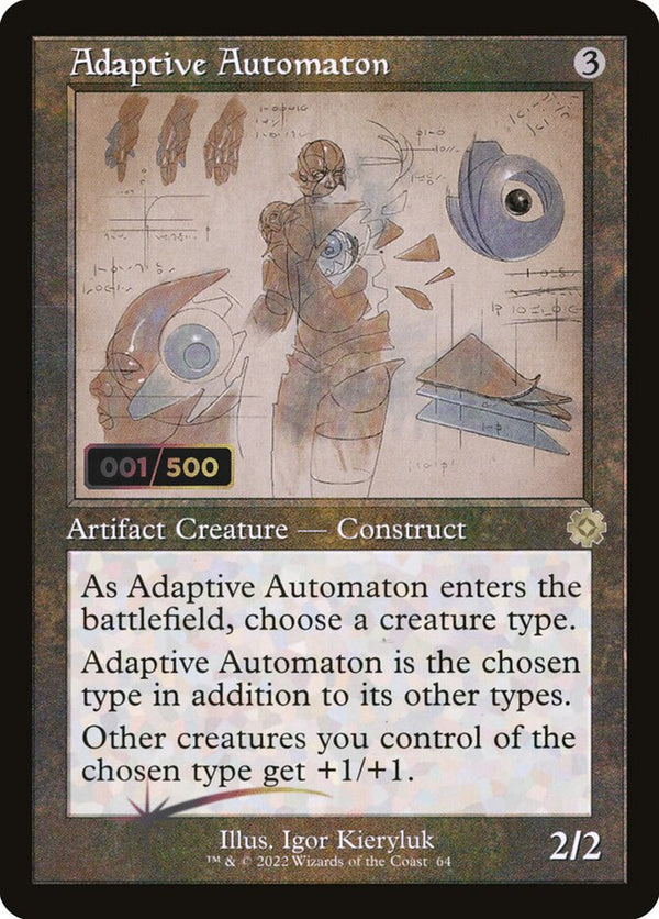 Adaptive Automaton (Schematic) (Serial Numbered) - Magic: The Gathering