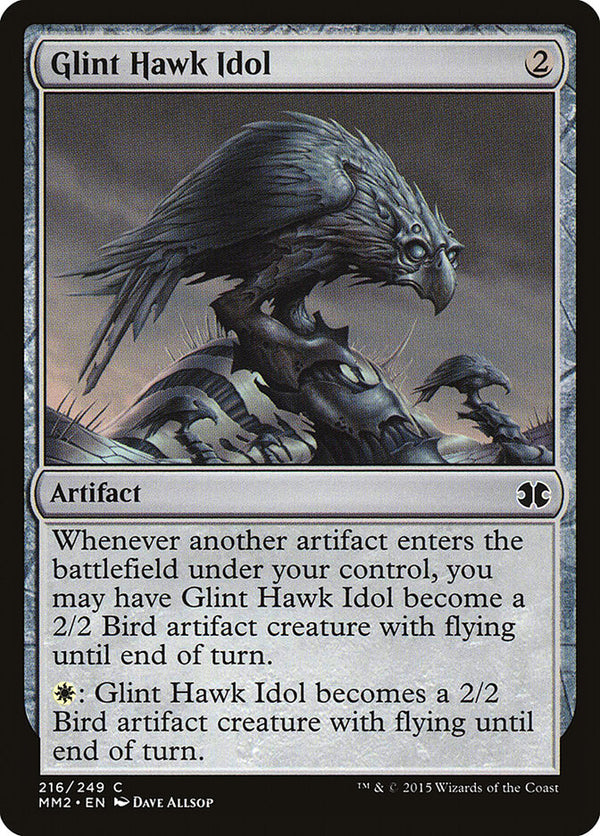 Glint Hawk Idol (MM2 216) - Magic: The Gathering