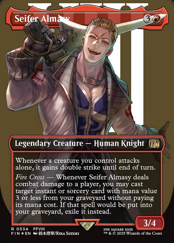 Seifer Almasy (Borderless) (Surge Foil) - Magic: The Gathering