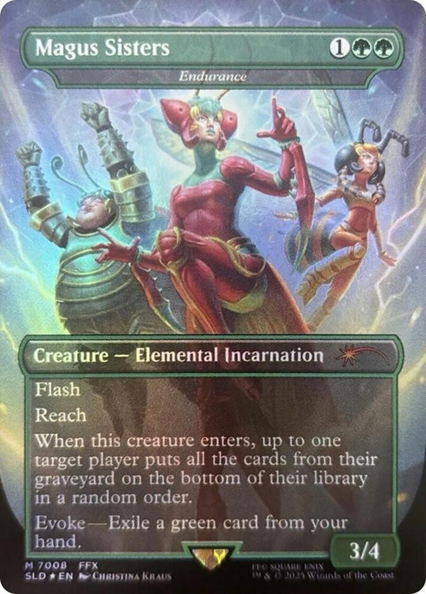 Magus Sisters - Endurance (Rainbow Foil) - Magic: The Gathering