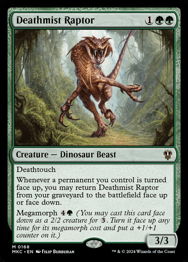 Deathmist Raptor - Magic: The Gathering