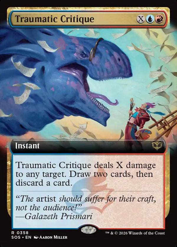 Traumatic Critique (Extended Art) - Magic: The Gathering