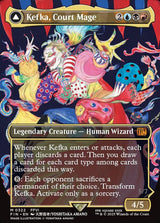 Kefka, Court Mage (0322) (Borderless) - Magic: The Gathering