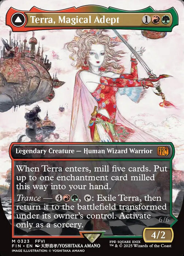 Terra, Magical Adept (Borderless) - Magic: The Gathering