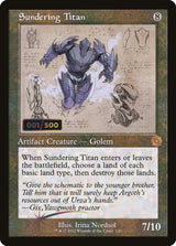 Sundering Titan (Schematic) (Serial Numbered) - Magic: The Gathering