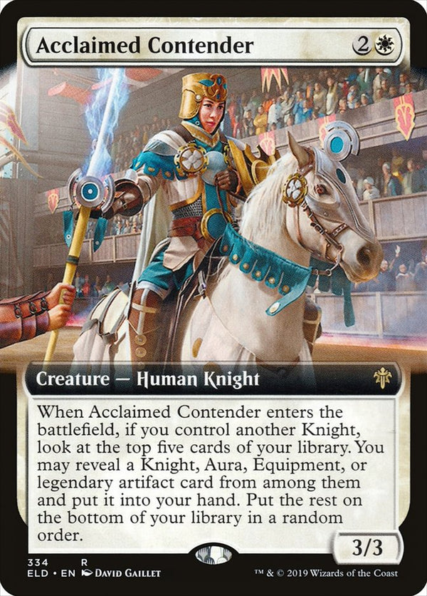 Acclaimed Contender (Extended Art) - Magic: The Gathering