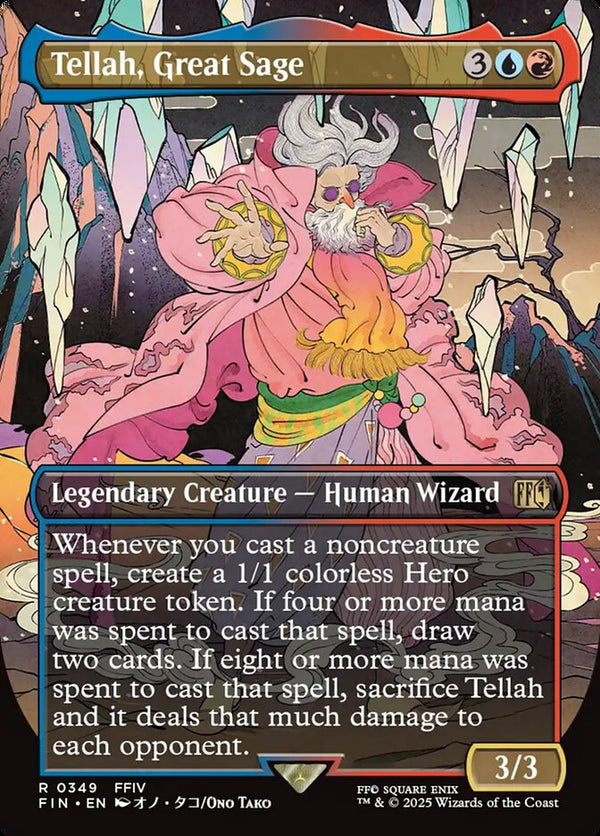 Tellah, Great Sage (Borderless) - Magic: The Gathering