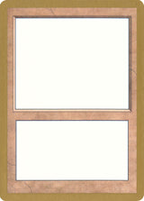 1998 World Championship Blank Card - Magic: The Gathering
