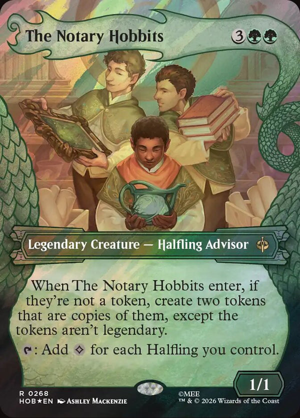 The Notary Hobbits (Showcase) (Surge Foil) (HOB 268) - Magic: The Gathering