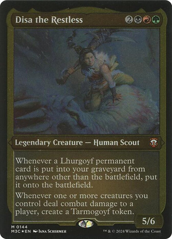 Disa the Restless (Display Commander) - Thick Stock - Magic: The Gathering