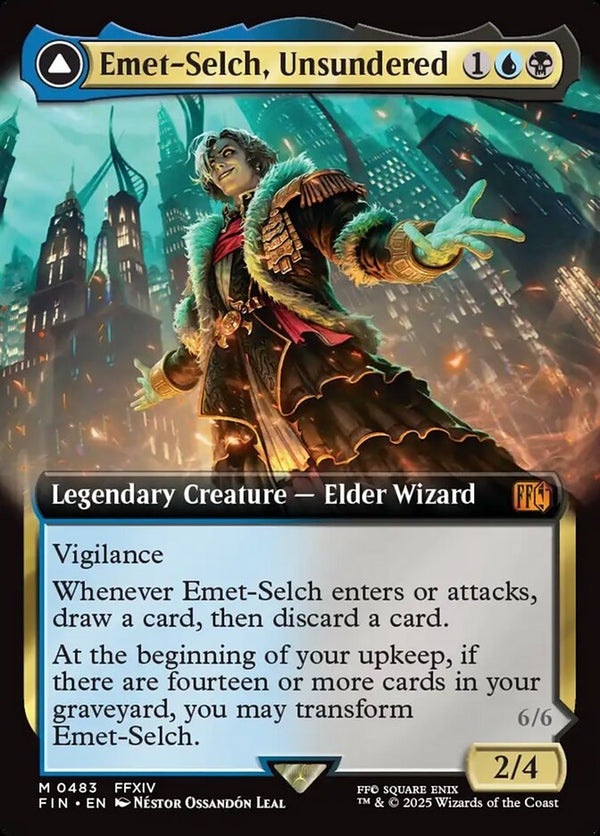 Emet-Selch, Unsundered (Extended Art) - Magic: The Gathering