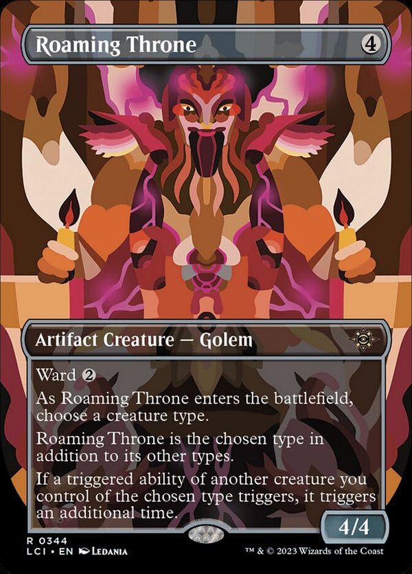 Roaming Throne (Borderless) - Magic: The Gathering
