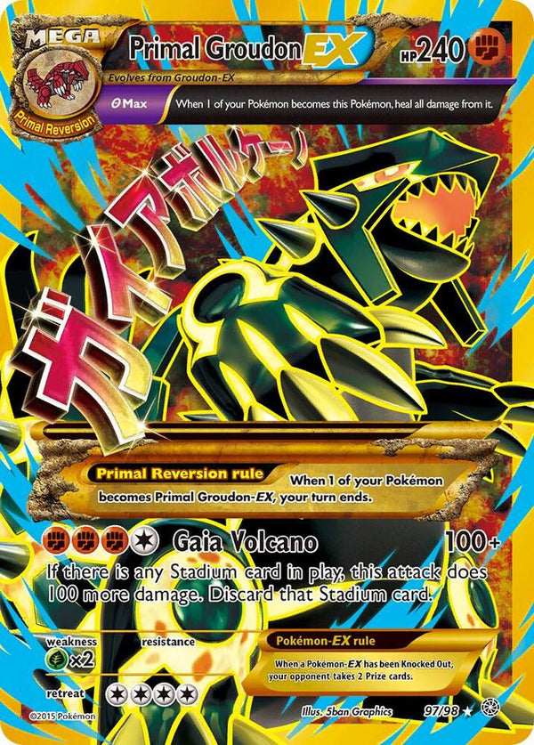 Primal Groudon EX (Shiny Full Art) - Pokémon