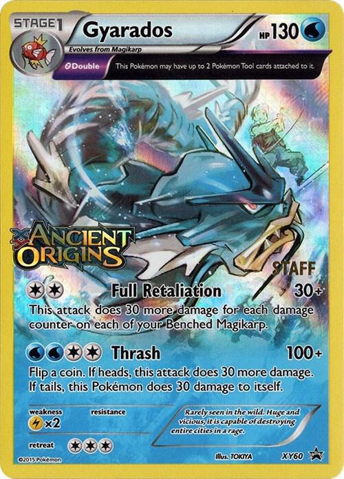 Gyarados - XY60 (Prerelease) [Staff] - Pokémon