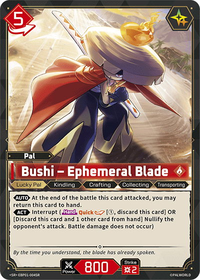 Bushi - Ephemeral Blade (SR)