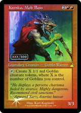 Krenko, Mob Boss (Retro Frame) (Serial Numbered) - Magic: The Gathering