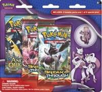 BREAKthrough Three Pack Pin Blisters [Mega Mewtwo Y] - Pokémon