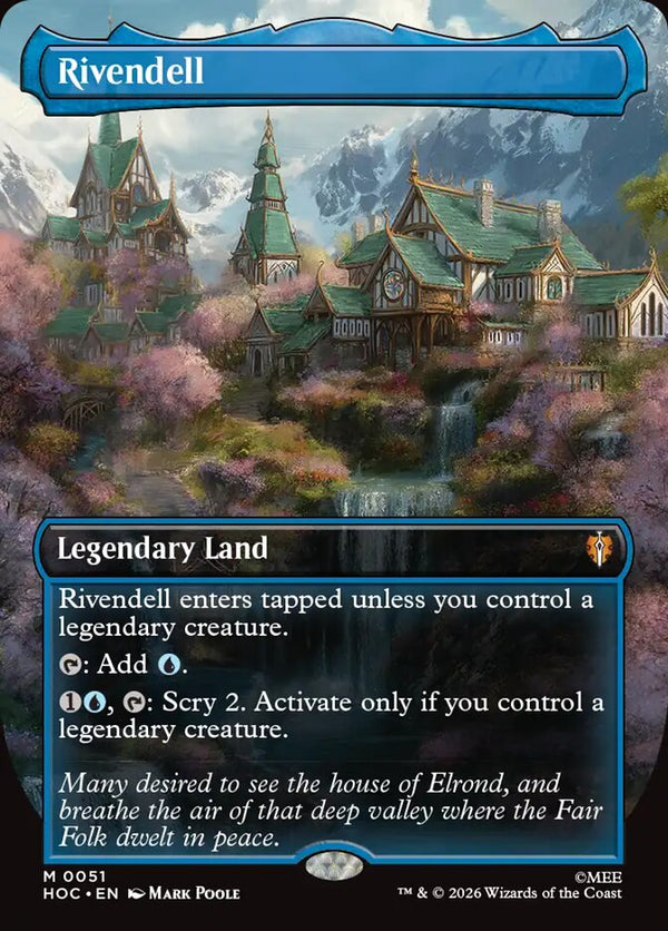 Rivendell (Borderless) - Magic: The Gathering