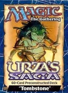 Urza's Saga Theme Deck - Tombstone - Magic: The Gathering