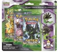 Fates Collide Three Pack Pin Blisters [Zygarde] - Pokémon