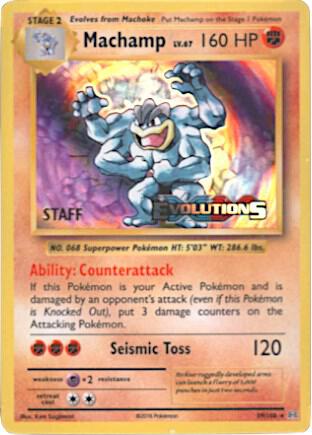Machamp - 59/108 (Prerelease) [Staff] - Pokémon