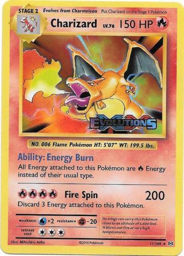 Charizard (XY Evolutions Prerelease) - Pokémon