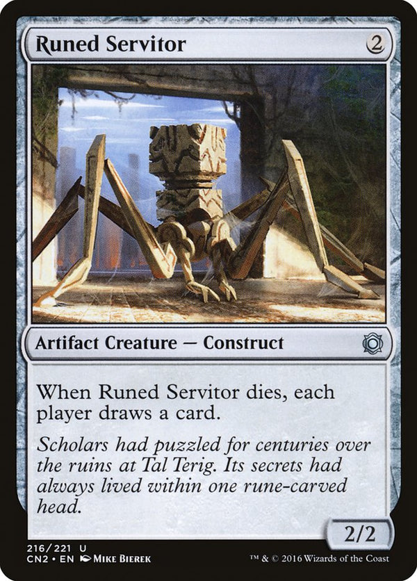 Runed Servitor - Magic: The Gathering