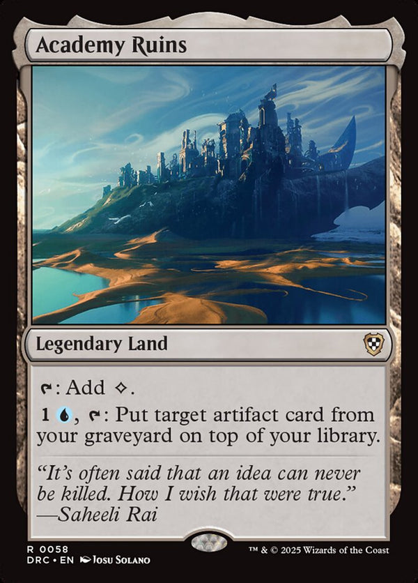 Academy Ruins - Magic: The Gathering