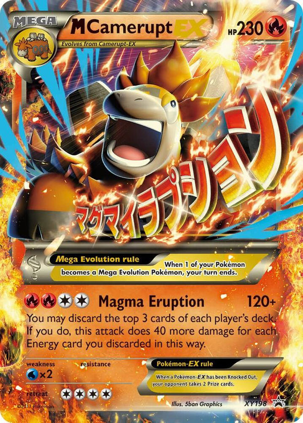 M Camerupt EX - XY198 - Pokémon