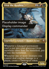 Disa the Restless (Display Commander) (Ripple Foil) - Thick Stock - Magic: The Gathering