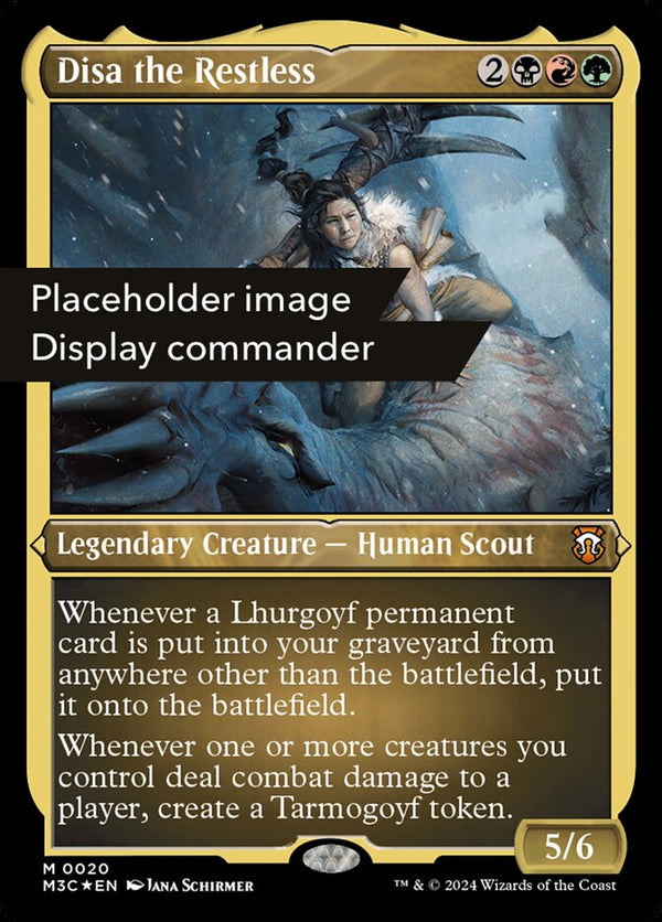 Disa the Restless (Display Commander) (Ripple Foil) - Thick Stock - Magic: The Gathering
