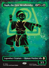 Toph, the First Metalbender (Borderless) (Neon Ink Foil) - Magic: The Gathering